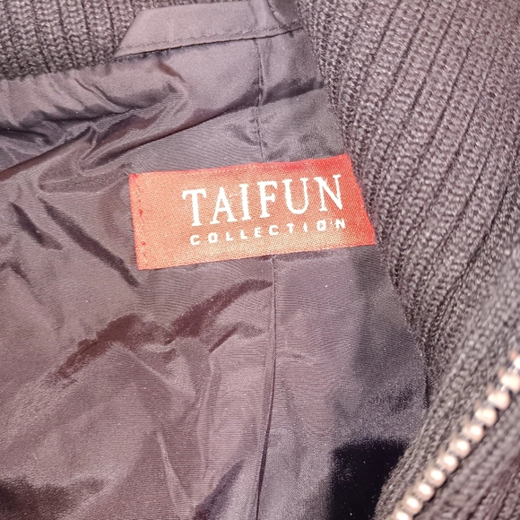 TAIFUN COLLECTION JACKET 92%POLYESTER 8%ELASTANE BLACK SIZE 10 - Picture 4 of 9